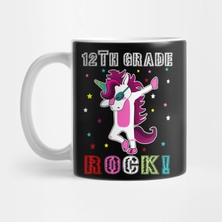 12th Grade Rocks - Dabbing Unicorn Mug